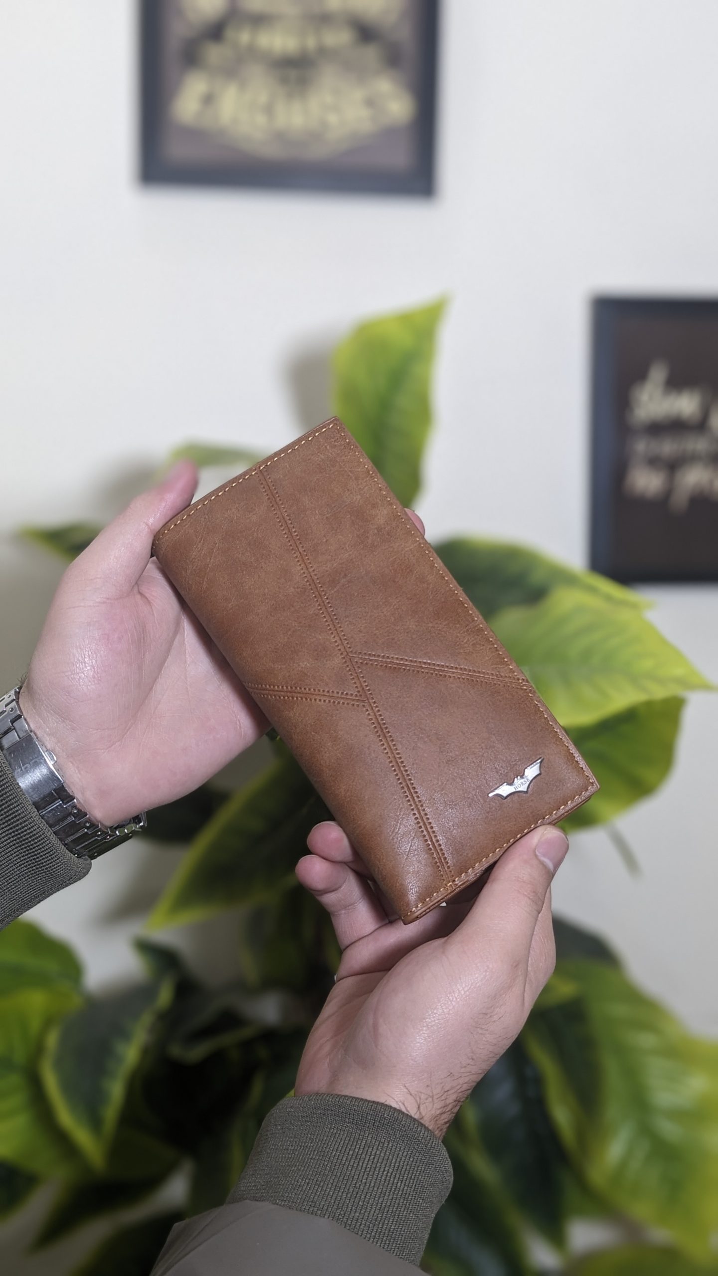 Premium Brown Leather Long Wallet for Men - Image 5