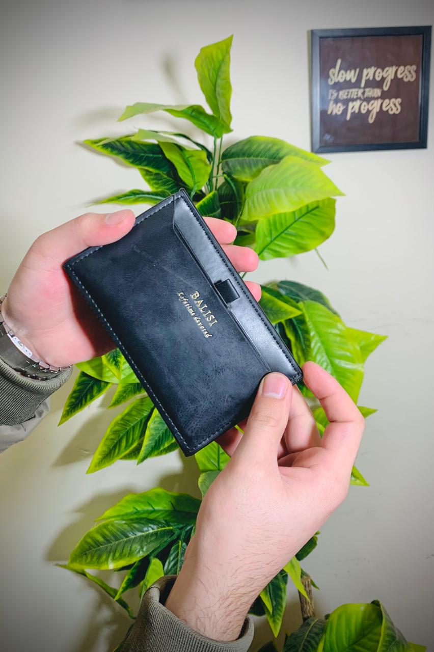 Balisi Noir Slim Wallet ( For male & Female) - Image 4