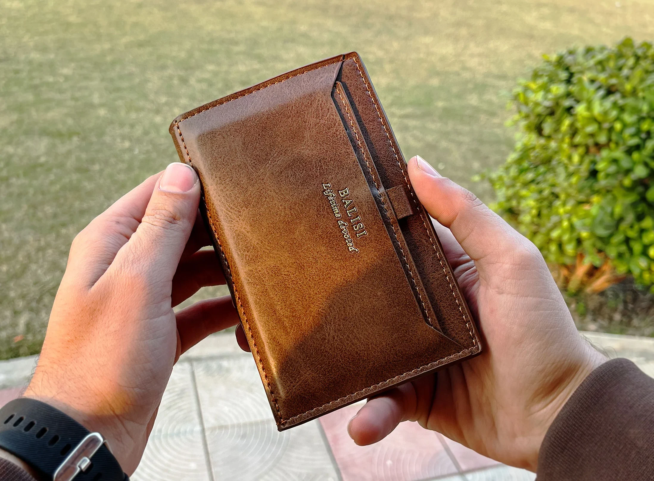 Balisi Noir Slim Wallet ( For male & Female) - Image 2
