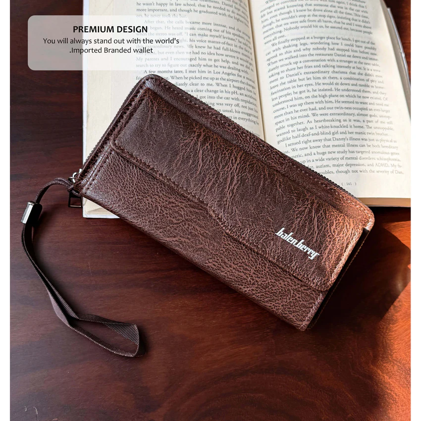 Balenberry Long imported leather clutch - Image 6