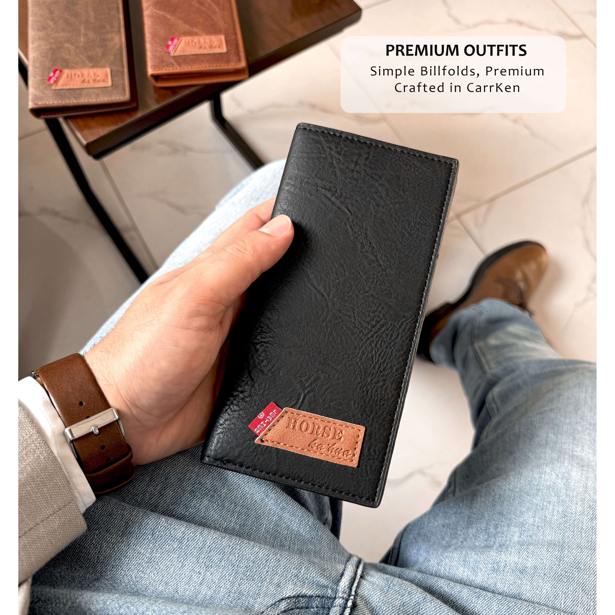 LuxeCraft Imported Leather Wallet - Image 5